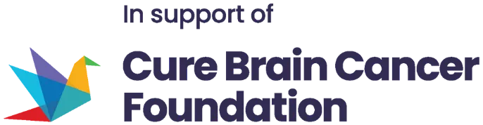 Logo for Cure Brain Cancer Foundation.